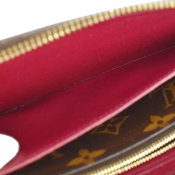 LOUIS VUITTON Portefeuille Clemence Long Wallet Monogram Brown M60742 35YB631 - Picture 3 of 13